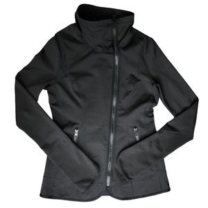 Capezio Zip Up Warm Up Jacket Mesh Black Medium